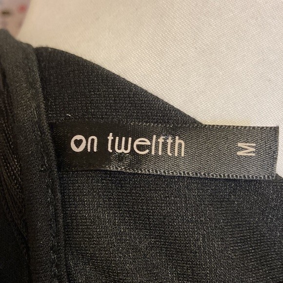 On Twelfth full fringed black mini dress.  Fabulous, fun and sexy - Picture 5 of 6